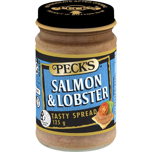 Pecks Salmon & Lobster Spread 125g