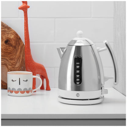 Dualit Lite Jug Kettle 1.5L Gloss White DU72041 Fast Boil & Easy Pour