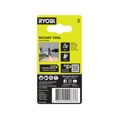 Ryobi Cutting Disc - 32mm - 5 Pack