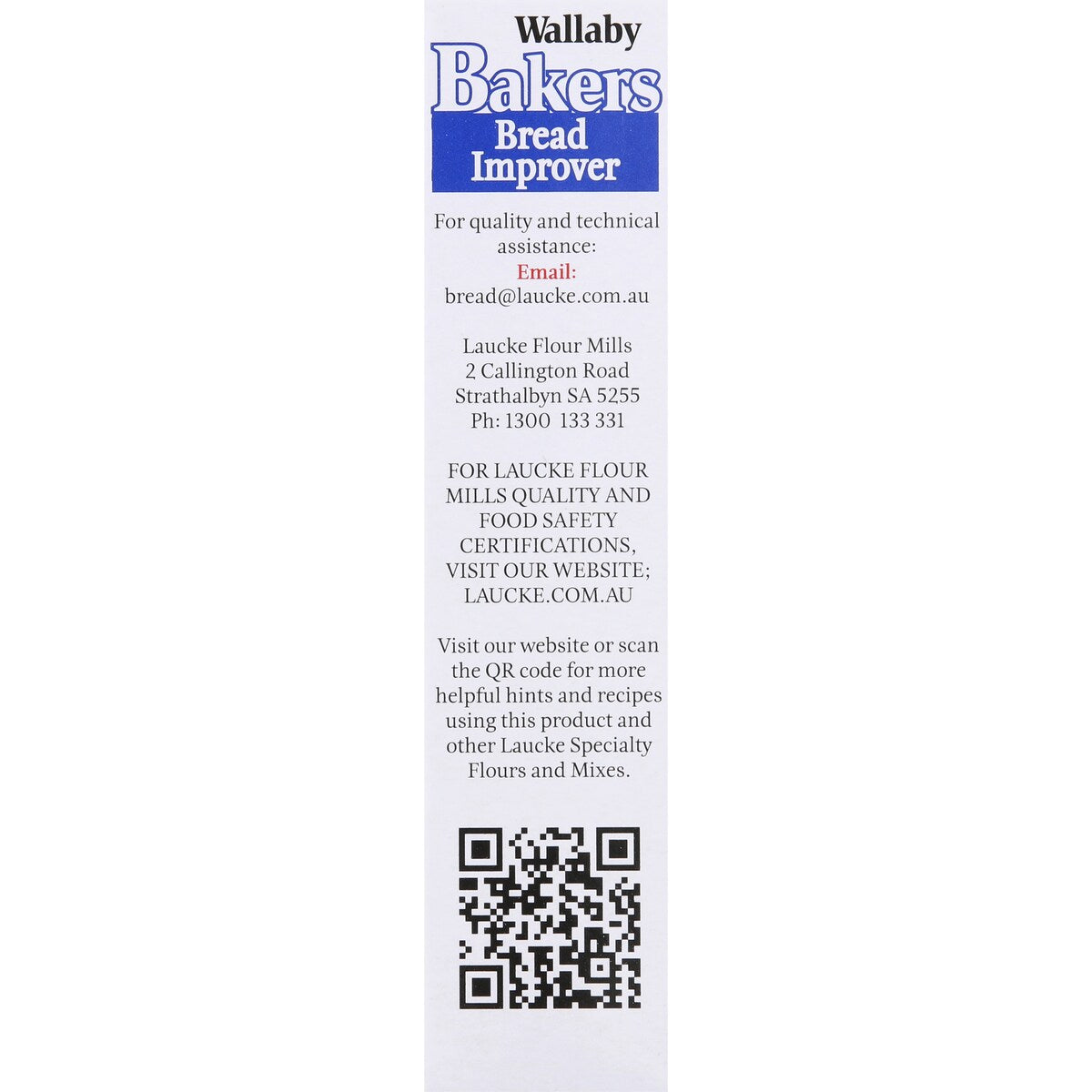 Wallaby Bread Improver 125g Each