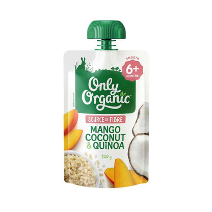 Only Organic Baby Food Mango Coconut And Quinoa - 120g