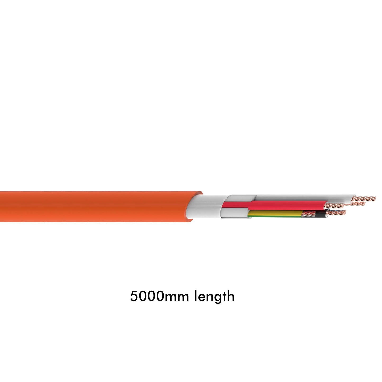 Deta 32A TPS Cable - 4.0mm - 4 Core E - 5m - Orange