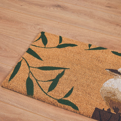 Madras Link Kookaburra Coir Door Mat - 40 x 70cm - Natural