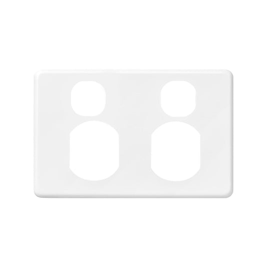 Deta Clip on Cover - Power Point - 75 x 25 x 115mm - White