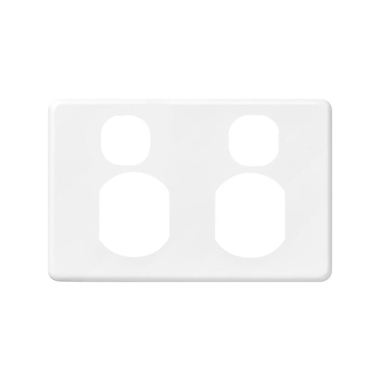 Deta Clip on Cover - Power Point - 75 x 25 x 115mm - White