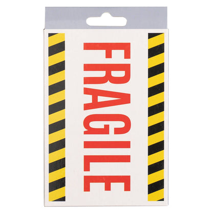 Packz Fragile Labels - 110 x 75mm - 60 Pack