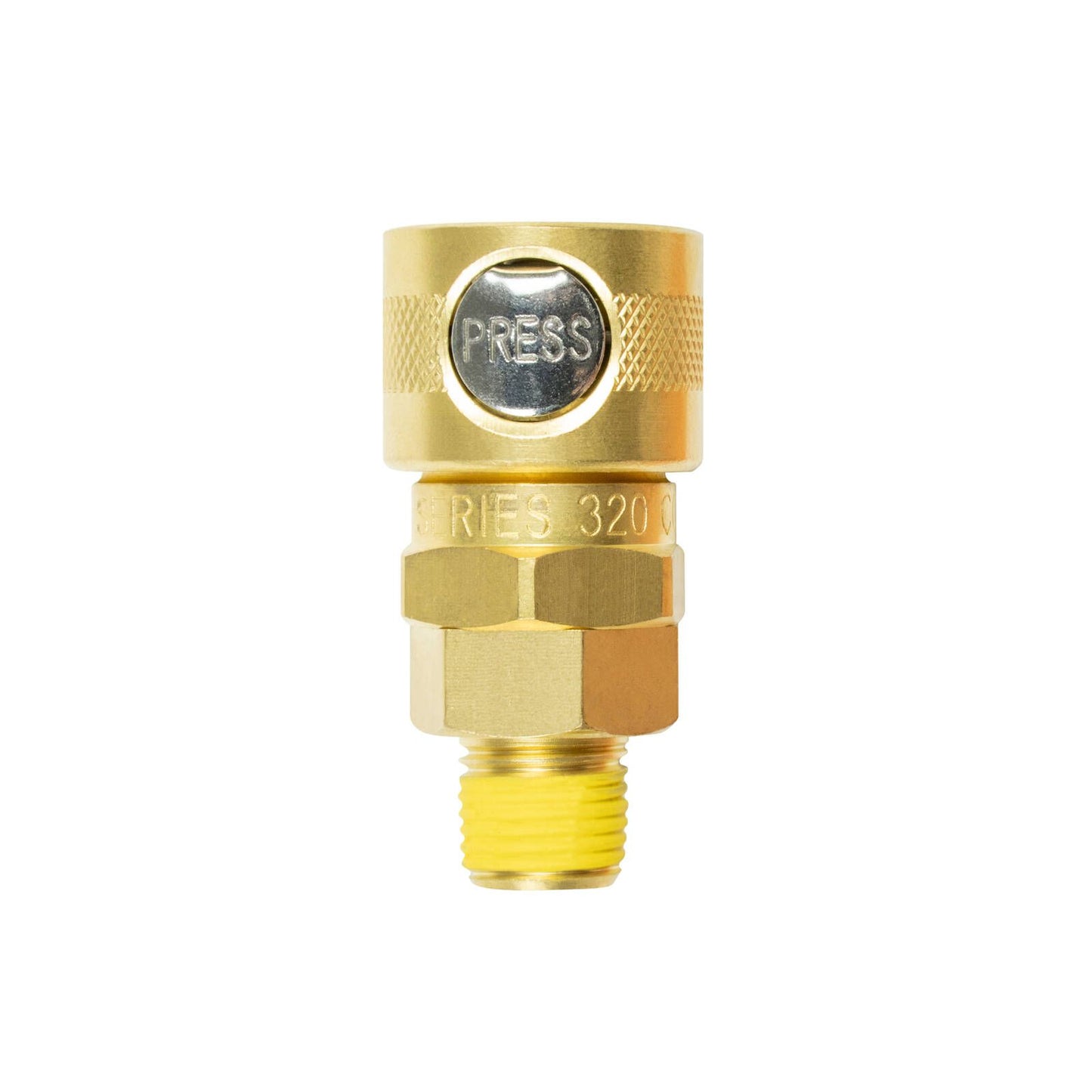 Jflex BSP Male Twin Coupling - 1/4" - 30 cfm