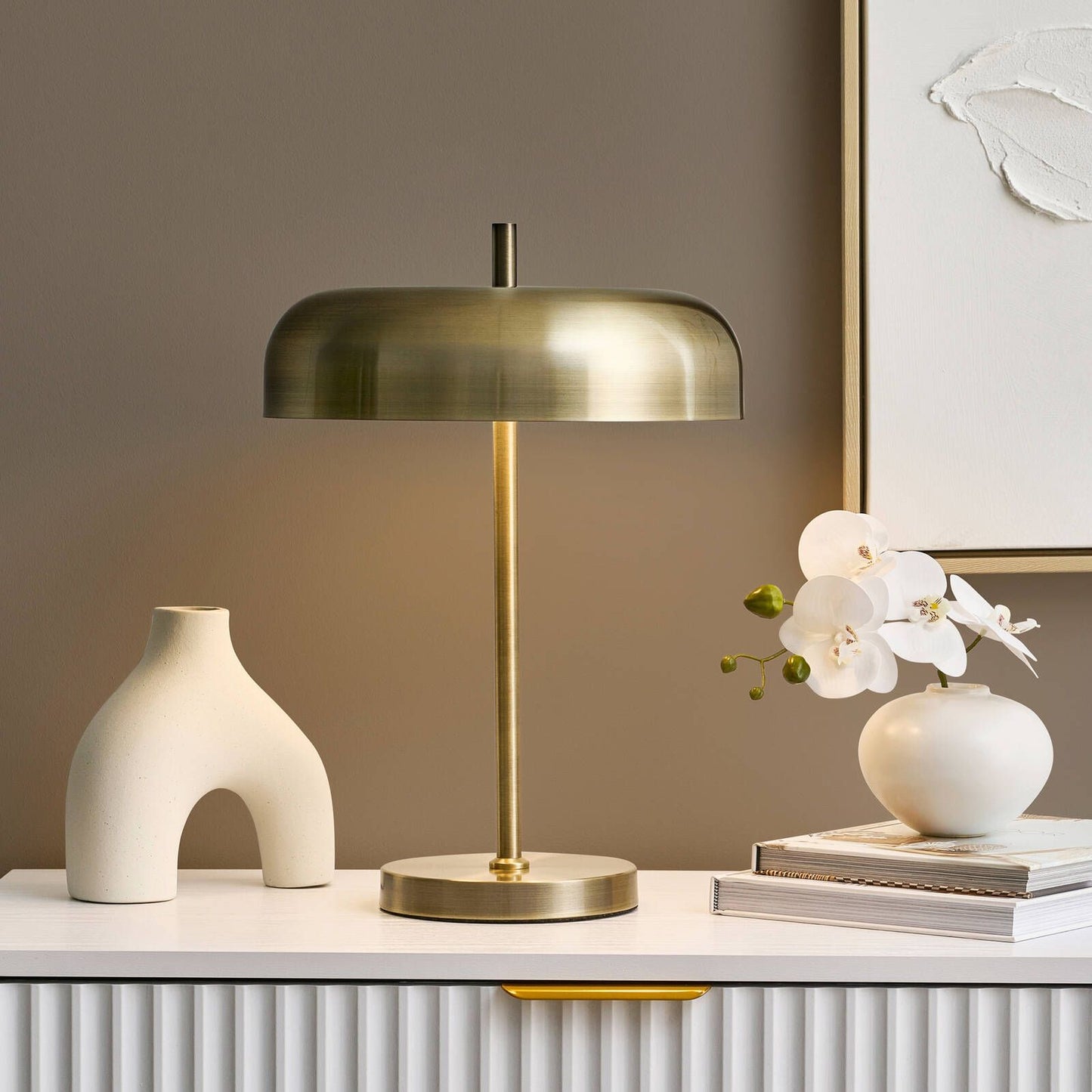 Astin Sinclair Aurora Table Lamp - 420mm - Brushed Bronze