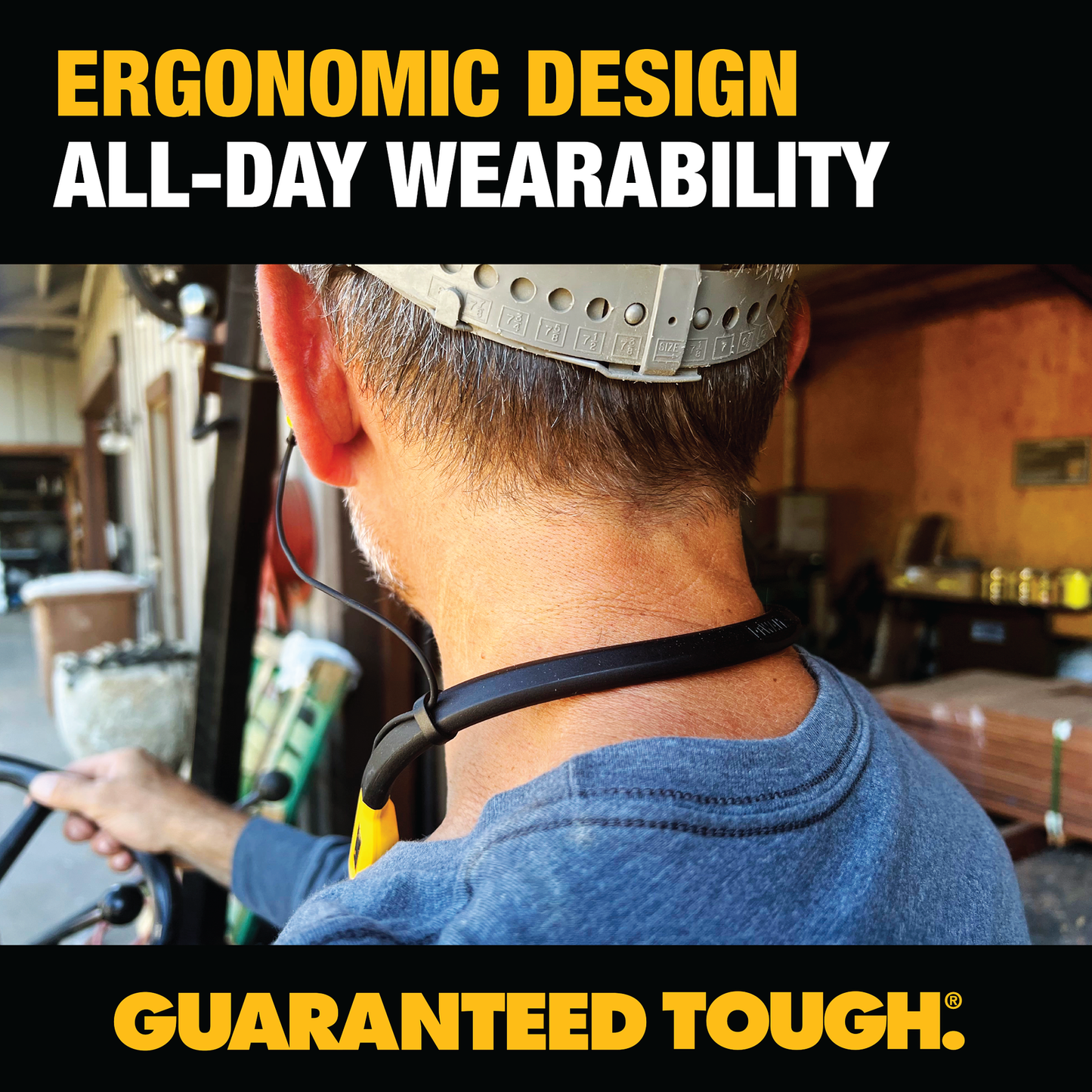 Dewalt 2 in 1 Neckband Headphones