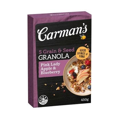 Carman's Pink Lady Apple & Blueberry Granola - 450g
