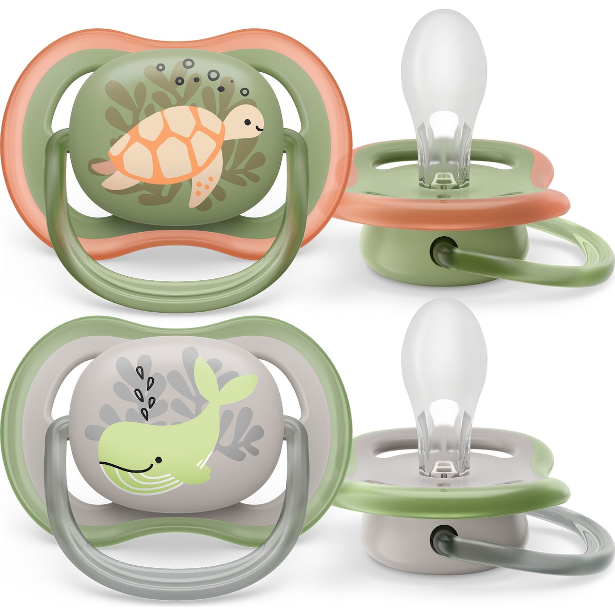Philips Avent Ultra Air Soother 6-18m Assorted 2 Pack