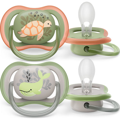 Philips Avent Ultra Air Soother 6-18m Assorted 2 Pack
