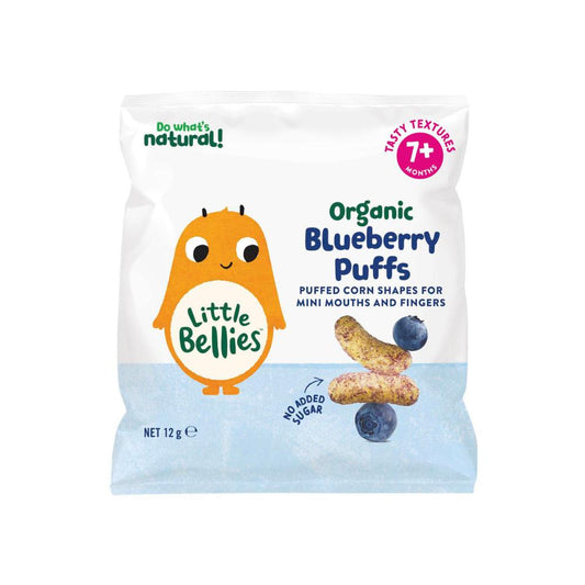 Little Bellies Organic Blueberry Puffs 7+ Months - 12g
