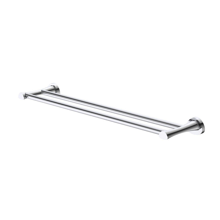 Caroma 600mm Polished Chrome Acacia Double Towel Rail