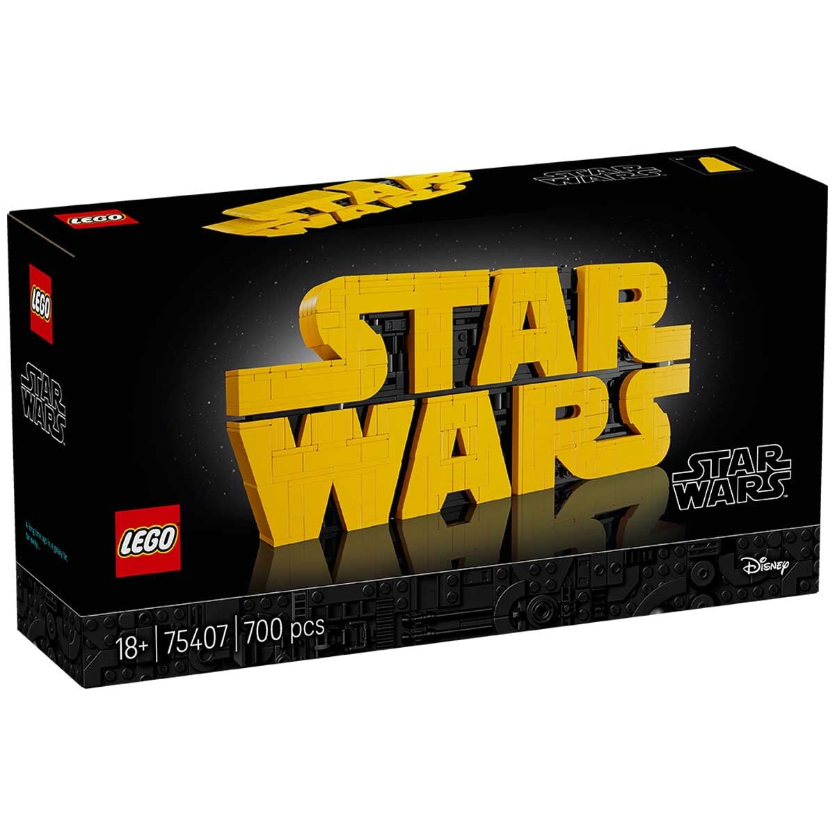 LEGO Star Wars Brick-Built Star Wars Logo 75407 700-Piece Adult Display