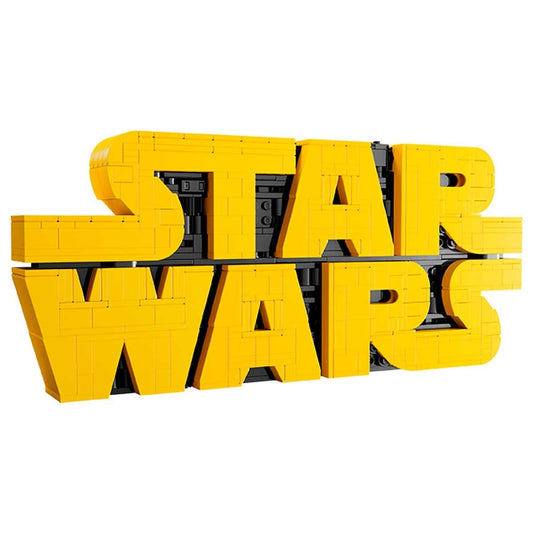 LEGO Star Wars Brick-Built Star Wars Logo 75407 700-Piece Adult Display