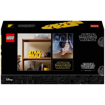 LEGO Star Wars Brick-Built Star Wars Logo 75407 700-Piece Adult Display