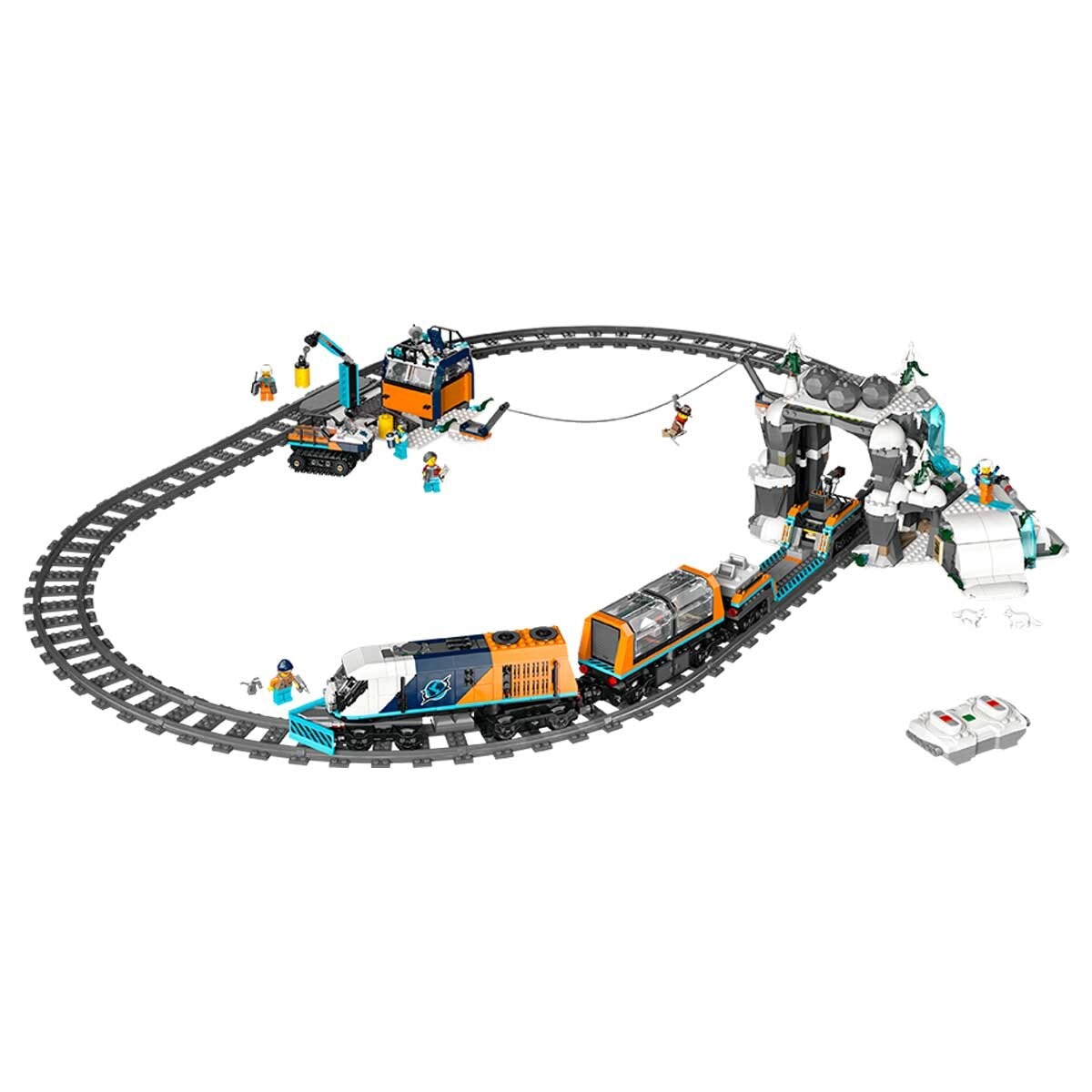 Lego City Explorers Arctic Polar Express Train Rc 60470 1517 Pieces