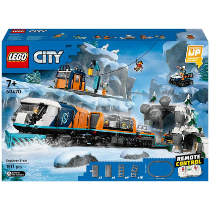 Lego City Explorers Arctic Polar Express Train Rc 60470 1517 Pieces