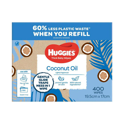 Huggies Thick Baby Wipes Coconut Oil - 1 pack