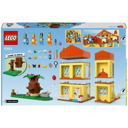 Lego Bluey's Family House Playset 382-Piece Modular Role Play Set 11203