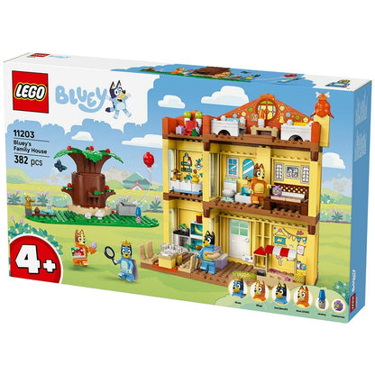 Lego Bluey's Family House Playset 382-Piece Modular Role Play Set 11203