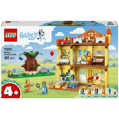 Lego Bluey's Family House Playset 382-Piece Modular Role Play Set 11203