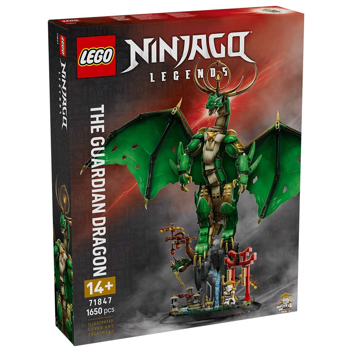 LEGO NINJAGO The Guardian Dragon 71847 1650-Piece Posable Display