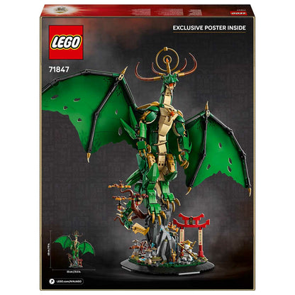 LEGO NINJAGO The Guardian Dragon 71847 1650-Piece Posable Display