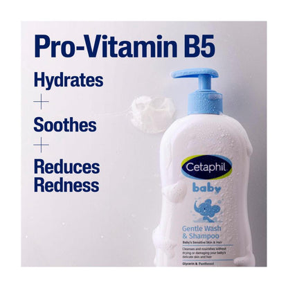 Cetaphil Baby Wash & Shampoo - 400mL