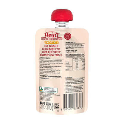 Heinz Smoothie Banana Pear & Oat + Greek Style Yoghurt Pouch 8+ Months - 120g