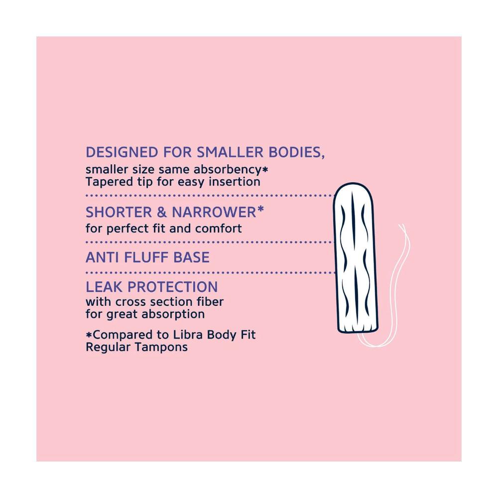 Libra Girl-teen Regular Tampons - 16 Pack