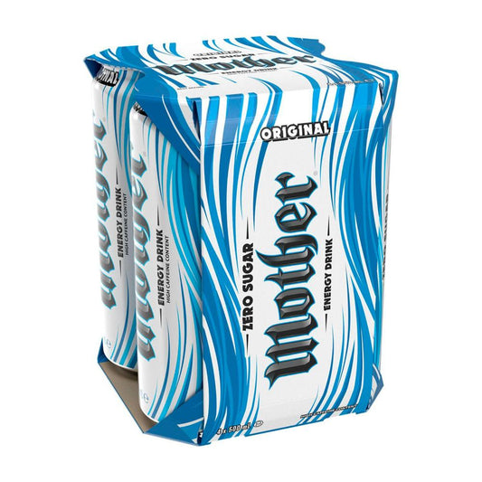 Mother Sugar Free Multipack Cans 4 X 500ml - 500mL