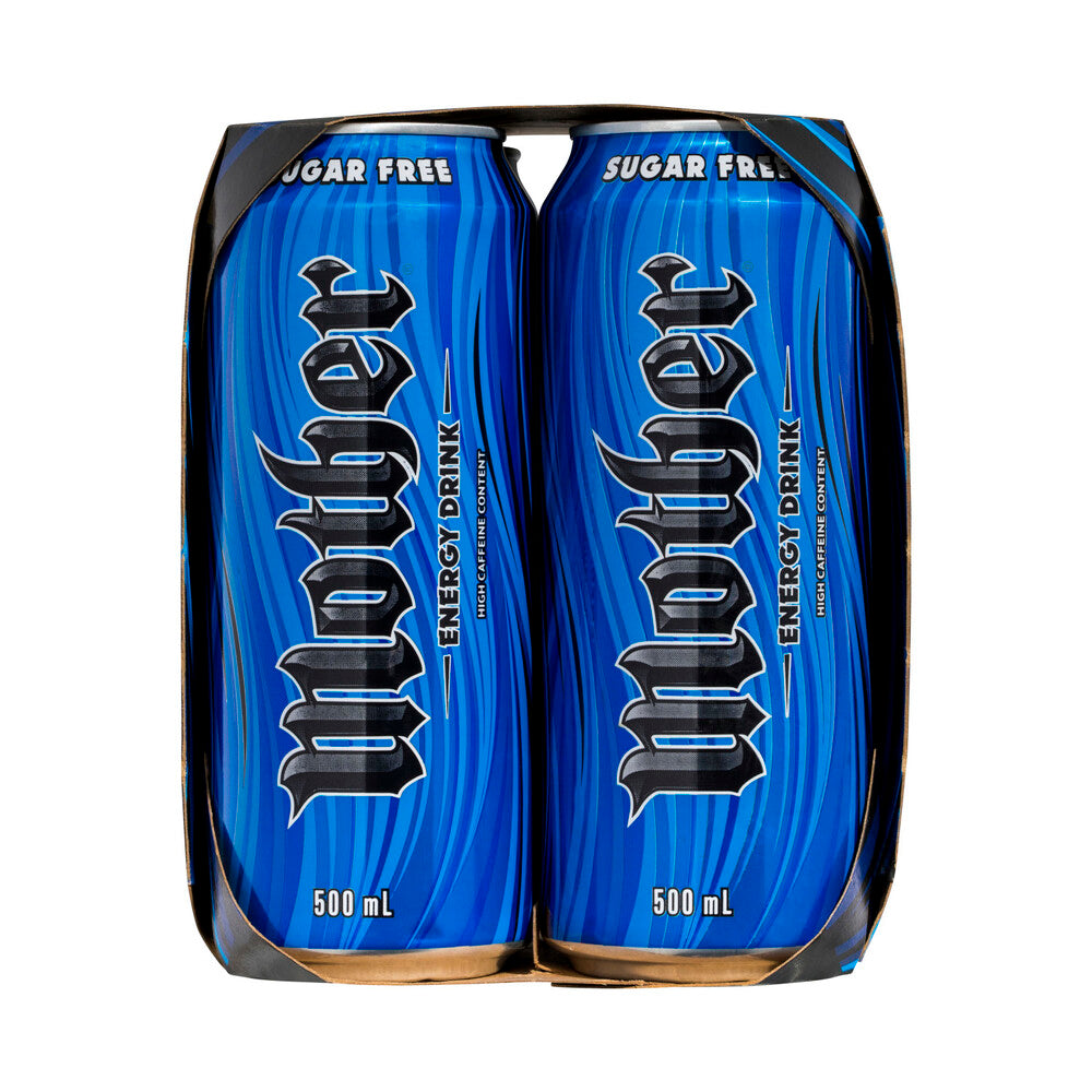 Mother Sugar Free Multipack Cans 4 X 500ml - 500mL