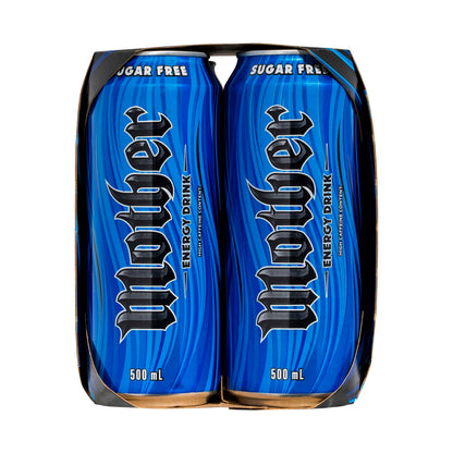 Mother Sugar Free Multipack Cans 4 X 500ml - 500mL