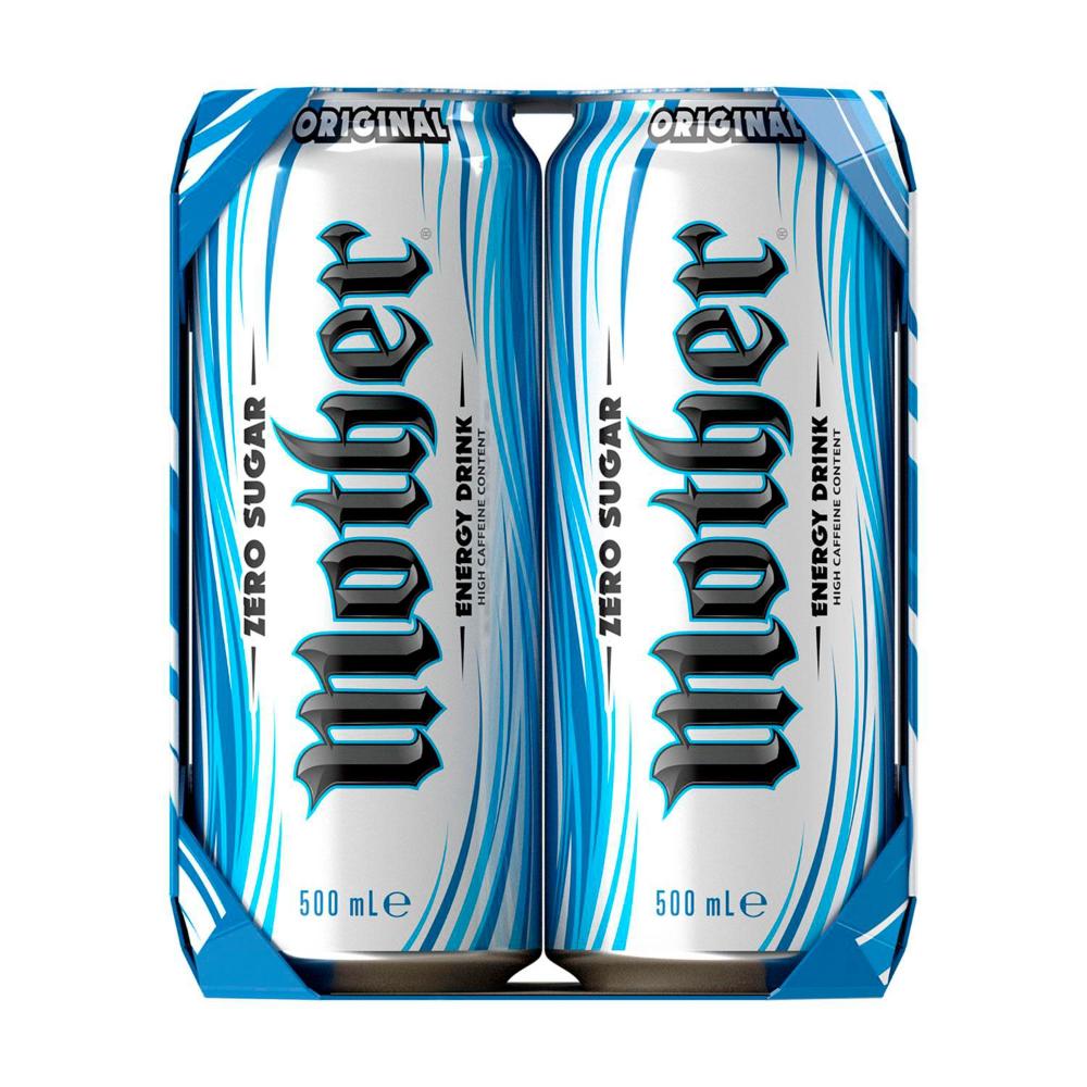 Mother Sugar Free Multipack Cans 4 X 500ml - 500mL