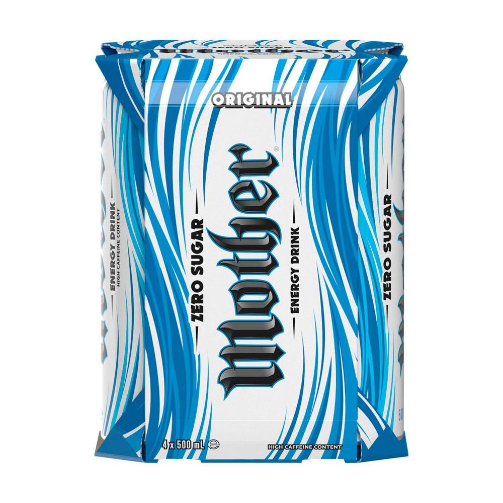 Mother Sugar Free Multipack Cans 4 X 500ml - 500mL
