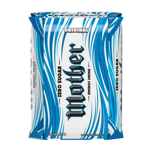 Mother Sugar Free Multipack Cans 4 X 500ml - 500mL