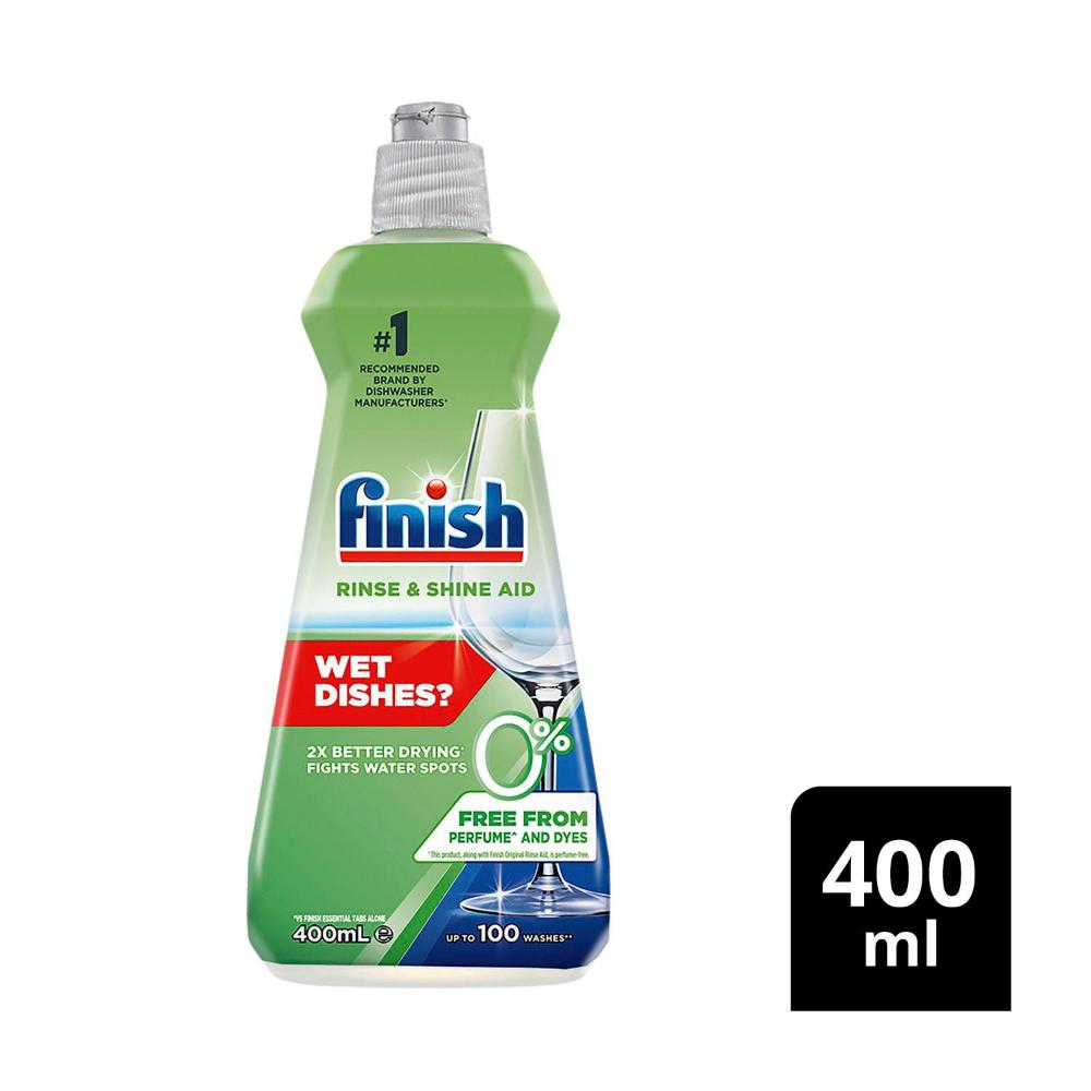 Finish Rinse Aid 0% Dishwasher - 400mL