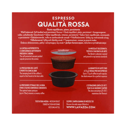 Lavazza Qualita Rossa A Modo Mio Coffee Pods - 16 pack