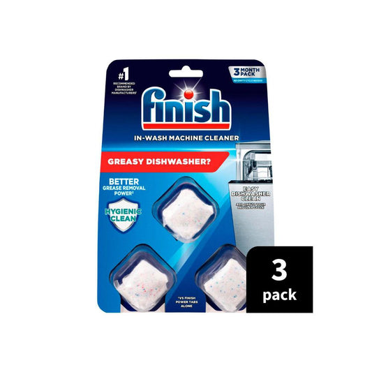 Finish Dishwasher eaner Tablets - 3 Pack