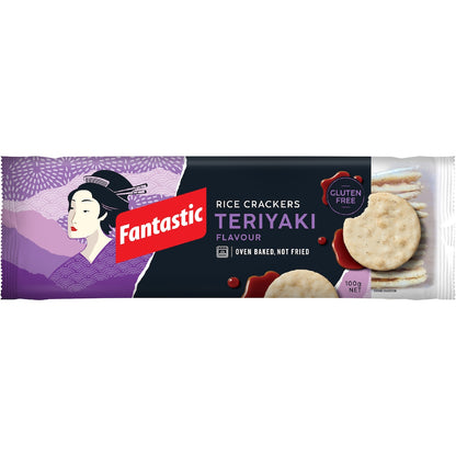 Fantastic Rice Crackers Teriyaki 100g