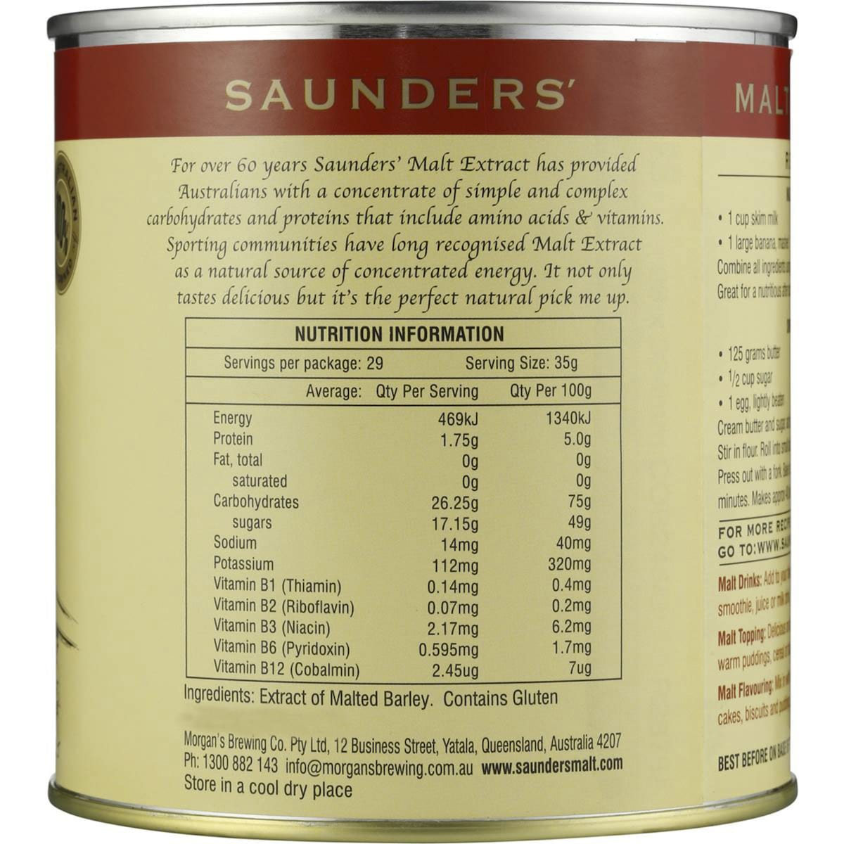 Saunders Malt Extract 1kg