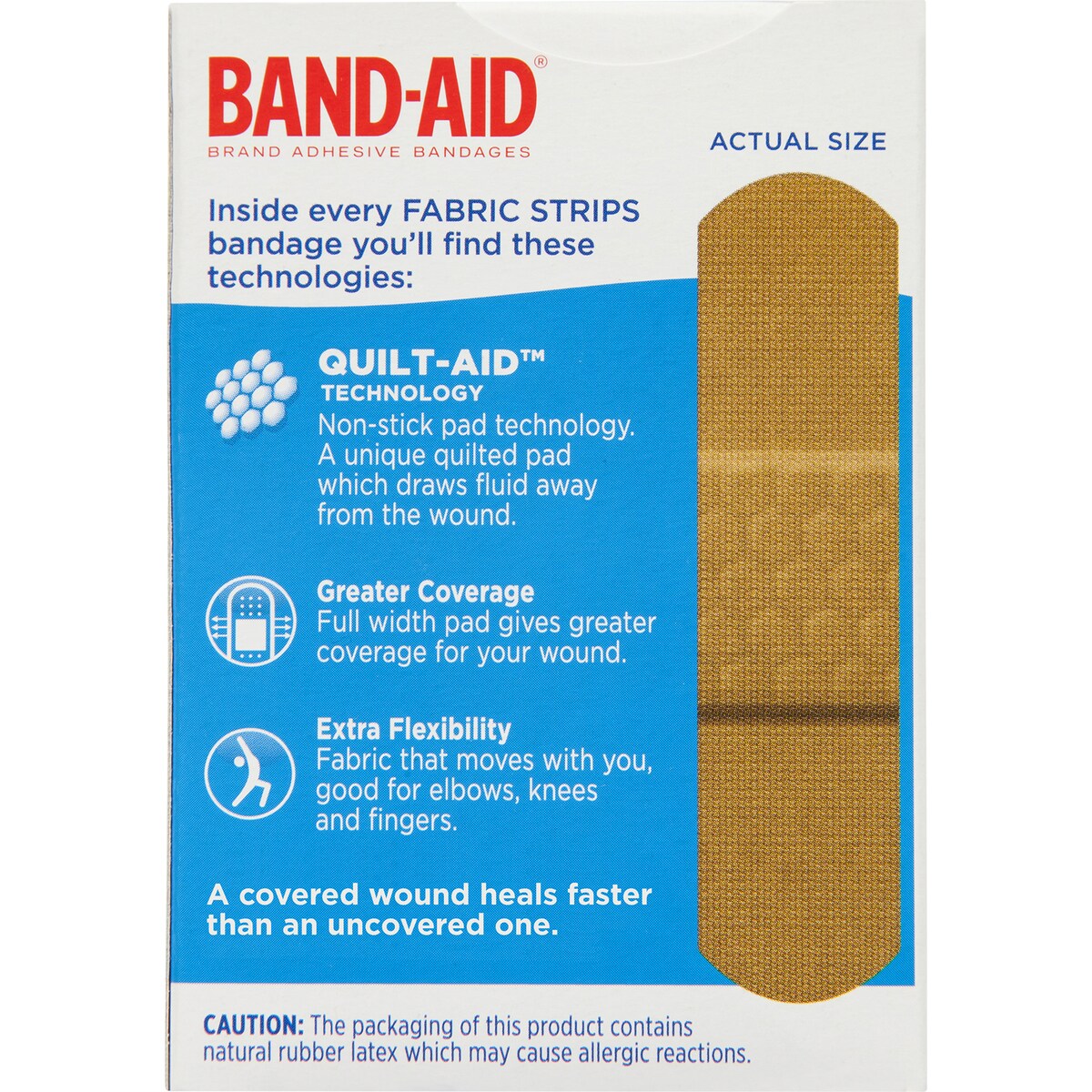 Band-aid Fabric Strips Fabric 50 Pack