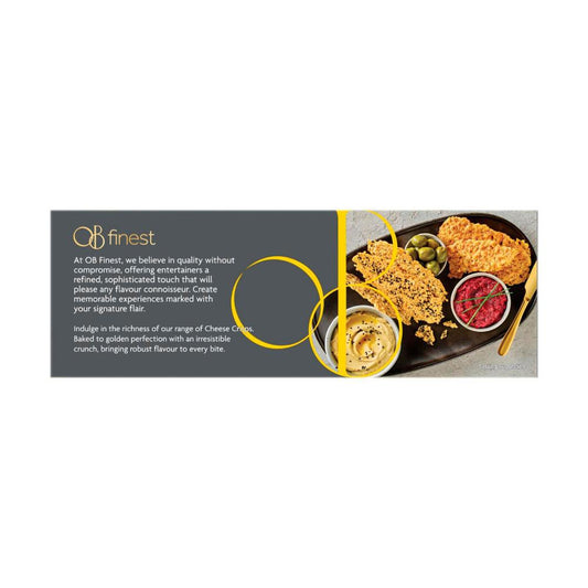 OB Finest Parmesan Crisps With Black Sesame - 85g