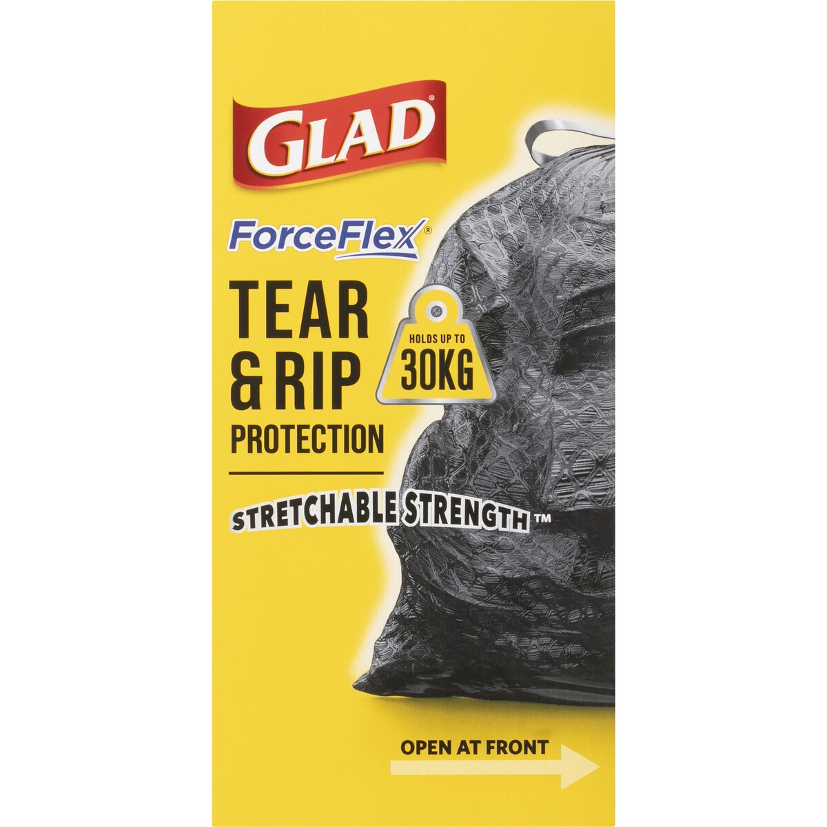 Glad Garbage Bags Tuff Stuff Drawstring 56l 20 Pack