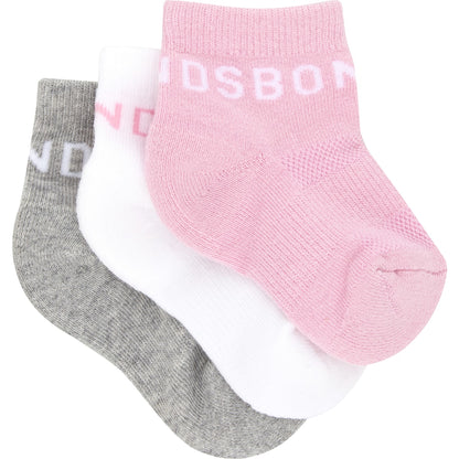 Bonds Baby Socks Sport Active Size 6-12m & 1-2y Assorted 3 Pack