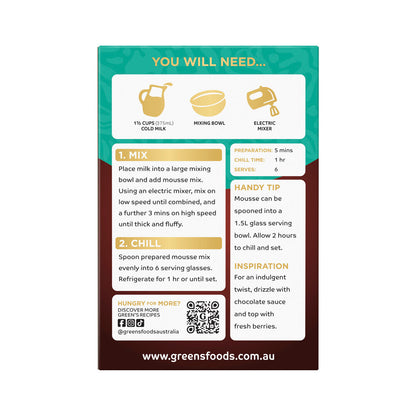 Green's Deluxe Chocolate Dessert Mix - 185g