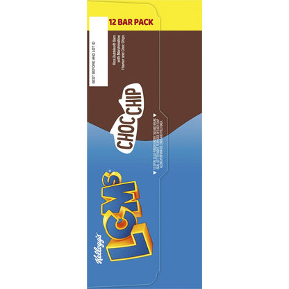 Kellogg's LCMs Choc Chip Rice Bubbles Snack Bars 12 pack