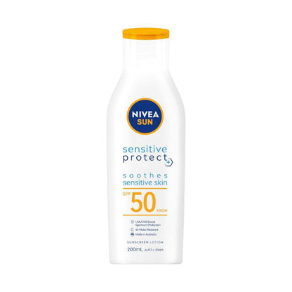 Nivea Sun Sensitive Protect SPF 50 Sunscreen Lotion - 200mL